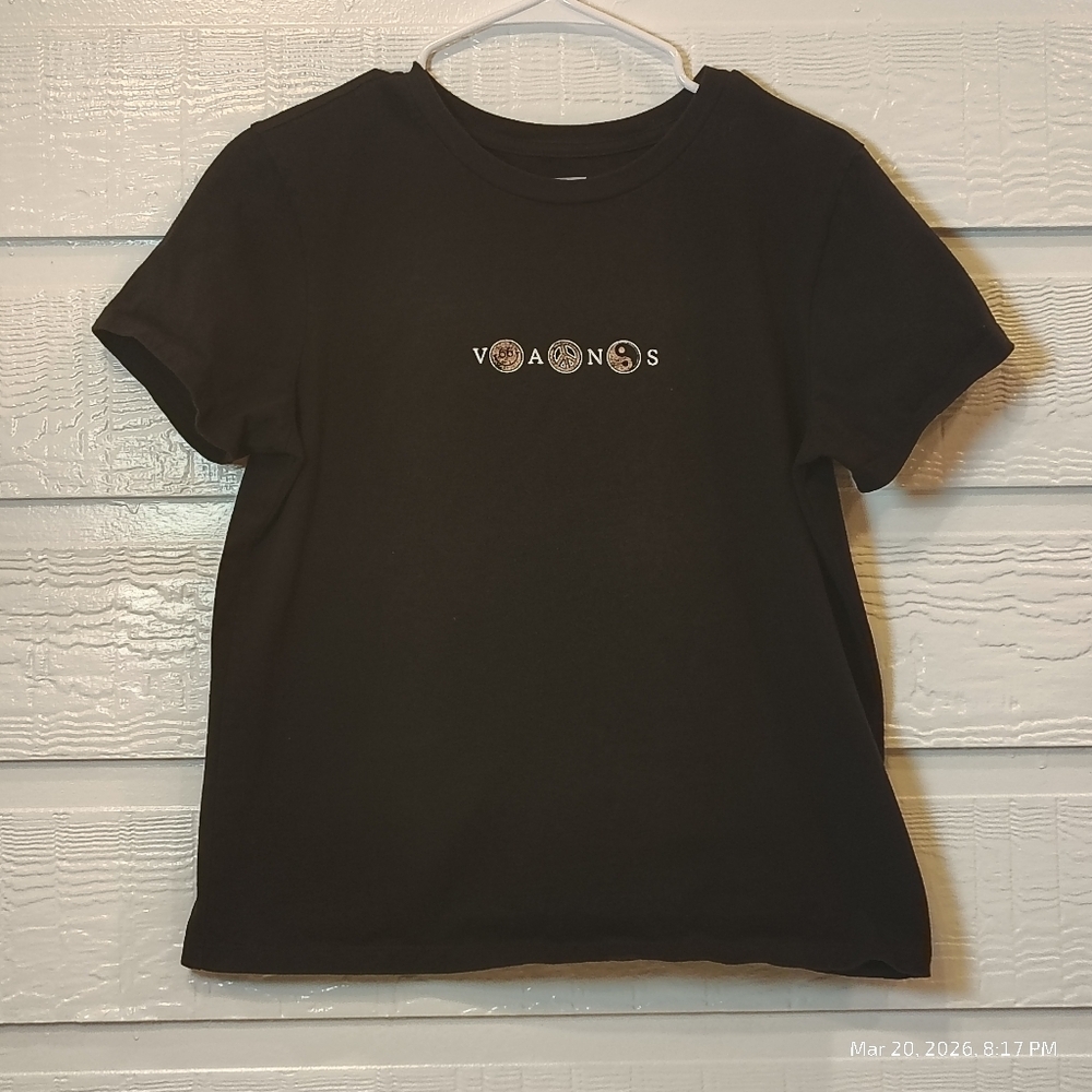 VANS WOMENS XL SHIRT PEACE YIN YANG 1966 90S GRUNGE SKATER SKATEBOARD 100% COTTO - Picture 2 of 4